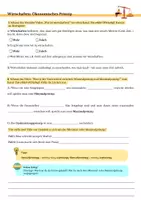Vorschau - Arbeitsblätter - Ökonomisches Prinzip (Minimal- und Maximalprinzip) - Deckblatt