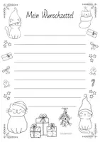 Vorschau - Arbeitsblätter - Weihnachtliche Wunschzettel - Seite 3