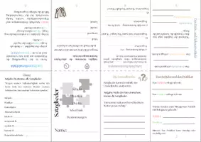 Vorschau - Arbeitsblätter - Satzglieder - Lapbook - Deckblatt
