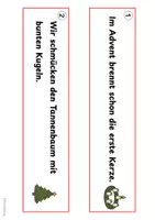 Vorschau - Text - Schleichdiktat Weihnachten (Klasse 1/2) - Seite 1