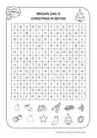 Vista previa - Hojas de trabajo - Christmas in Devon - WORD SEARCHES - página 2