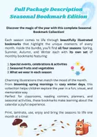 Προεπισκόπηση - Άλλος τύπος υλικού - The Four Seasons Bookmarks full pack- οι 4 εποχές - Σελίδα 1
