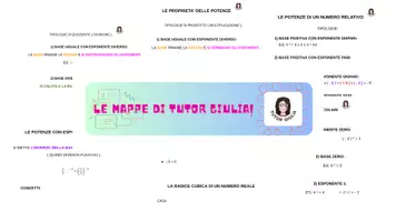 anteprima - Materiale di supporto/inclusione - I NUMERI RELAIVI - POTENZE - RADICI - Pagina di copertina