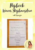 Vorschau - Arbeitsblätter - Der Wiener Stephansdom - Flipbook inkl. Quiz - Deckblatt
