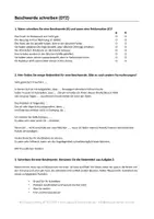 Vorschau - Arbeitsblätter - B1 DTZ Wann und wie schreibe ich eine Beschwerde - Deckblatt