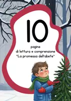 anteprima - Esercizi - La promessa dell'abete - storia natalizia con domande di comprensione - Pagina di copertina