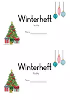 Vorschau - Arbeitsblätter - Winter-Übungsheft Mathe Klasse 2 (Weihnachten) - Seite 1