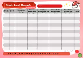Vorschau - Spiele - Stadt-Land-Quatsch Weihnachtsedition - Seite 1