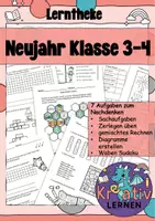 Vorschau - Arbeitsblätter - NEUJAHR Mathematik Arbeitsblätter - Deckblatt