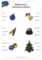 anteprima - Materiale interattivo - Christmas in Devon - PEG CARDS - Pagina 1