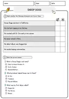 Vorschau - Arbeitsblätter - Snoop Dogg Englisch Arbeitsblatt Lesetext mit Richtig Falsch Multiple Choice und Offenen Fragen Textverständnis - Seite 2