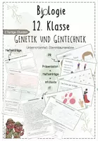 Vorschau - Unterrichtsreihen - Genetik: Erbgänge, Stammbaumanalyse | Biologie 12 | 2 fertige Unterrichtsstunden | sofort einsetzbar - Deckblatt