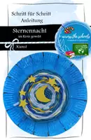 Vorschau - Mal- und Bastelvorlagen - Sternennacht nach Van Gogh im Kreis gewebt: Anleitung - Deckblatt