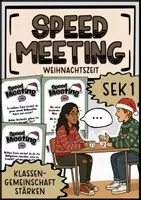Vorschau - Spiele - Gesprächskarten Weihnachten Klasse 6,7,8,9 Spiel - Deckblatt