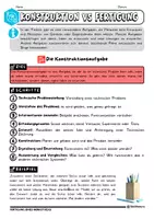 Vorschau - Arbeitsblätter - Konstruktion vs. Fertigung (Konstruktionsaufgabe/Fertigungsaufgabe) - Seite 1