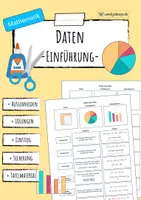 Vorschau - Arbeitsblätter - Spannweite, Mittelwert (Durchschnitt), Zentral-, Modalwert - Paket! - Seite 2