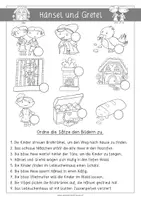 Vorschau - Anderer Materialtyp - Hänsel und Gretel Lesen & verstehen (Diff. Kopiervorlagen) - Seite 1
