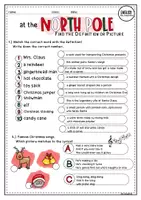 anteprima - Esercizi - Christmas: Worksheet I Natale: scheda di lavoro - trova la definizione - Pagina 1