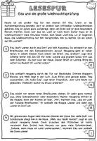 Vorschau - Arbeitsblätter - Lesespur Weihnachten Klasse 3 / Klasse 4 - Edus Weihnachtsprüfung - Seite 3