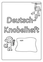 Vorschau - Arbeitsblätter - Knobelheft Deutsch Klasse 3 Forderheft Knobelaufgaben Leseförderung - Seite 3