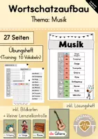Vorschau - Arbeitsblätter - 32 Wortschatzhefte - SPARPAKET (DaZ/DaF - wachsend) - Seite 1