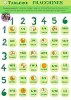 Vista previa - Juegos / Gamificación - TABLEROS FRACCIONES - página 1