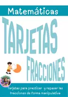 Vista previa - Refuerzo / NEE / Materiales de apoyo - RETOS PARA REPASAR LAS FRACCIONES - Portada