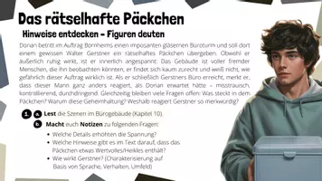 Vorschau - Unterrichtsreihen - 4. Layers Kapitel 10-12 Das rätselhafte Päckchen - Narrative Struktur erfassen und Handlungsalternativen entwickeln - Seite 2