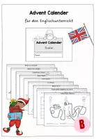 Vorschau - Unterrichtsreihen - Advent Calender / Christmas Booklet - Englischunterricht - Deckblatt