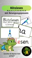 Vorschau - Präsentationen/Tafelbilder - Blitzlesen mit Bewegungspausen (M, A, O, I, L, T, S, E, N, P, F, H) - Deckblatt