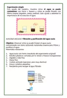 Vista previa - Unidades / Secuencias / Situaciones de Aprendizaje - EXPERIMENTO FILTRO DE AGUA - página 3