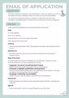 Vorschau - Arbeitsblätter - Email of Application - Seite 1