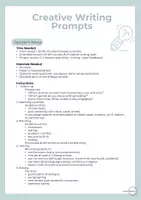 Vorschau - Stationenlernen - Creative Writing Prompts – Inspire Engaging Stories in Every Classroom - Seite 1