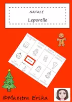 anteprima - Giochi - Leporello di Natale con immagini da colorare - Pagina di copertina