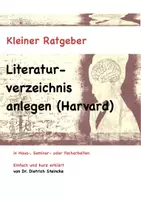 Vorschau - Präsentationen/Tafelbilder - Ratgeber: Literaturverzeichnis anlegen (Harvard) - Deckblatt