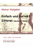 Vorschau - Präsentationen/Tafelbilder - Ratgeber: Deutsche Zitierweise - Deckblatt