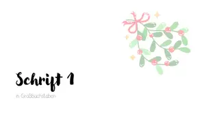 Vorschau - Poster - Weihnachten: Wimpelkette für's Klassenzimmer - Seite 1