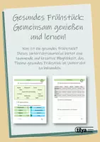 Vorschau - Arbeitsblätter - Gesundes Frühstück: Gemeinsam genießen und lernen! - Deckblatt