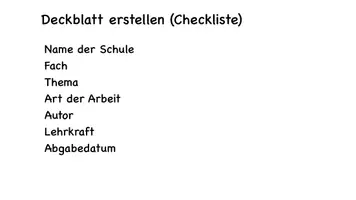 Vorschau - Präsentationen/Tafelbilder - Ratgeber: Deckblatt erstellen - Seite 3