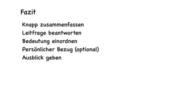 Vorschau - Präsentationen/Tafelbilder - Ratgeber: Fazit formulieren - Seite 3