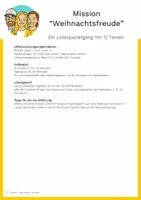 Vorschau - Arbeitsblätter - Lesespaziergang Weihnachten – 12 Stationen, 2 Niveaustufen, Klasse 3 - Seite 3
