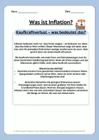 Vorschau - Arbeitsblätter - Inflation, Deflation & EZB – Komplettes Unterrichtspaket (Oberstufe) - Seite 2