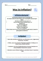 Vorschau - Arbeitsblätter - Inflation, Deflation & EZB – Komplettes Unterrichtspaket (Oberstufe) - Seite 3