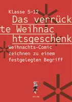 Vorschau - Stundenentwürfe - Weihnachtsstunde 🎄 Comic zeichnen 🎅 Weihnachten 🎁 Vertretungsstunde - Deckblatt