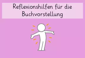 Vorschau - Präsentationen/Tafelbilder - Reflexionskarten für eine Buchvorstellung - Deckblatt