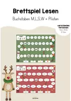 Vorschau - Spiele - Brettspiele Lesen- Buchstabe M,L,S,W + Piloten - Deckblatt
