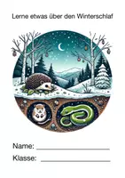 Vorschau - Arbeitsblätter - Winterhöhlen & Winterschlaf – Geschichten, Massagen und kreative Aufgaben (Vorschule / 1. Klasse) - Deckblatt
