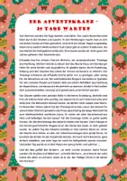 Vorschau - Unterrichtsreihen - Der Adventskranz – 24 Tage warten – Leseverständnis & Grammatik - Seite 1