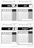 Vorschau - Mal- und Bastelvorlagen - Kalender und Kalenderquiz 2025 & 2026 - Seite 3