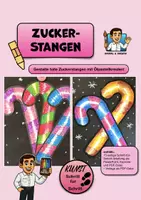 Vorschau - Stundenentwürfe - Kunstprojekt „Zuckerstangen“ – Schritt-für-Schritt-Anleitung - Deckblatt